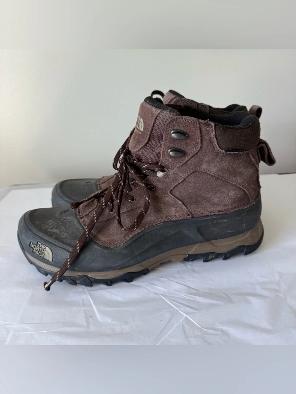 THE NORTH FACE Size 10.5 Men’s Brown Winter Waterproof Boots